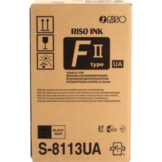 RISO S-8113UA INK FII TYPE BLACK UA